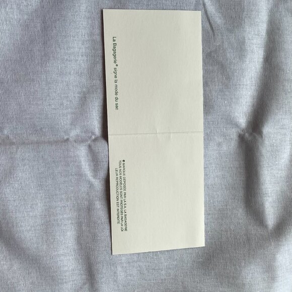 La Bagagerie Jean Marlaix Paris - Leather Envelope Clutch  $60 - Picture 13 of 14